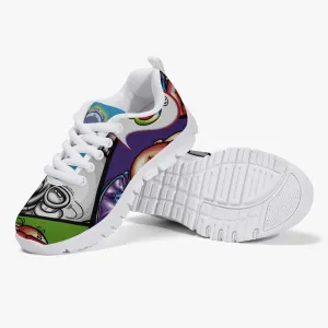 216. Kids' Lightweight Mesh Sneakers - White