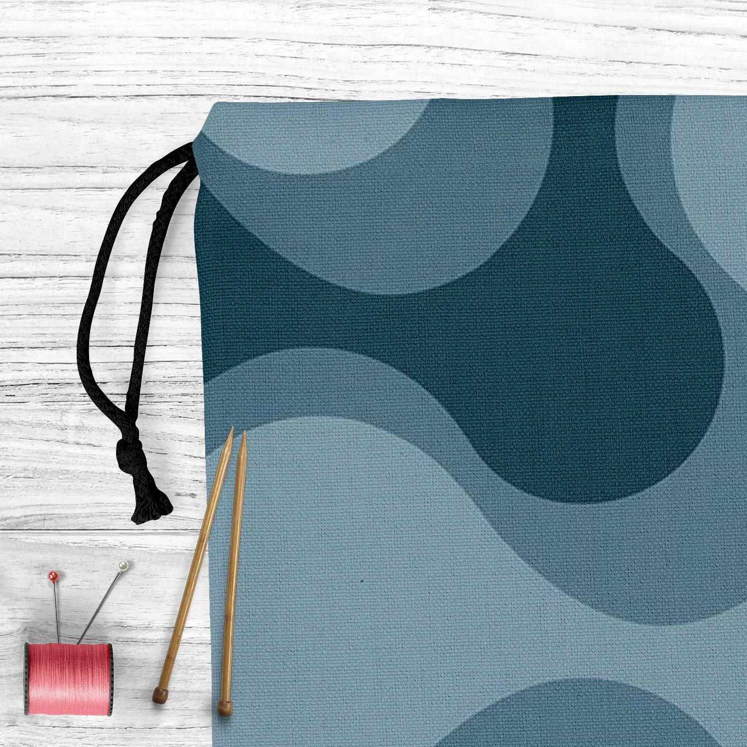 Abstract Retro D3 Reusable Sack Bag | Bag for Gym, Storage, Vegetable & Travel