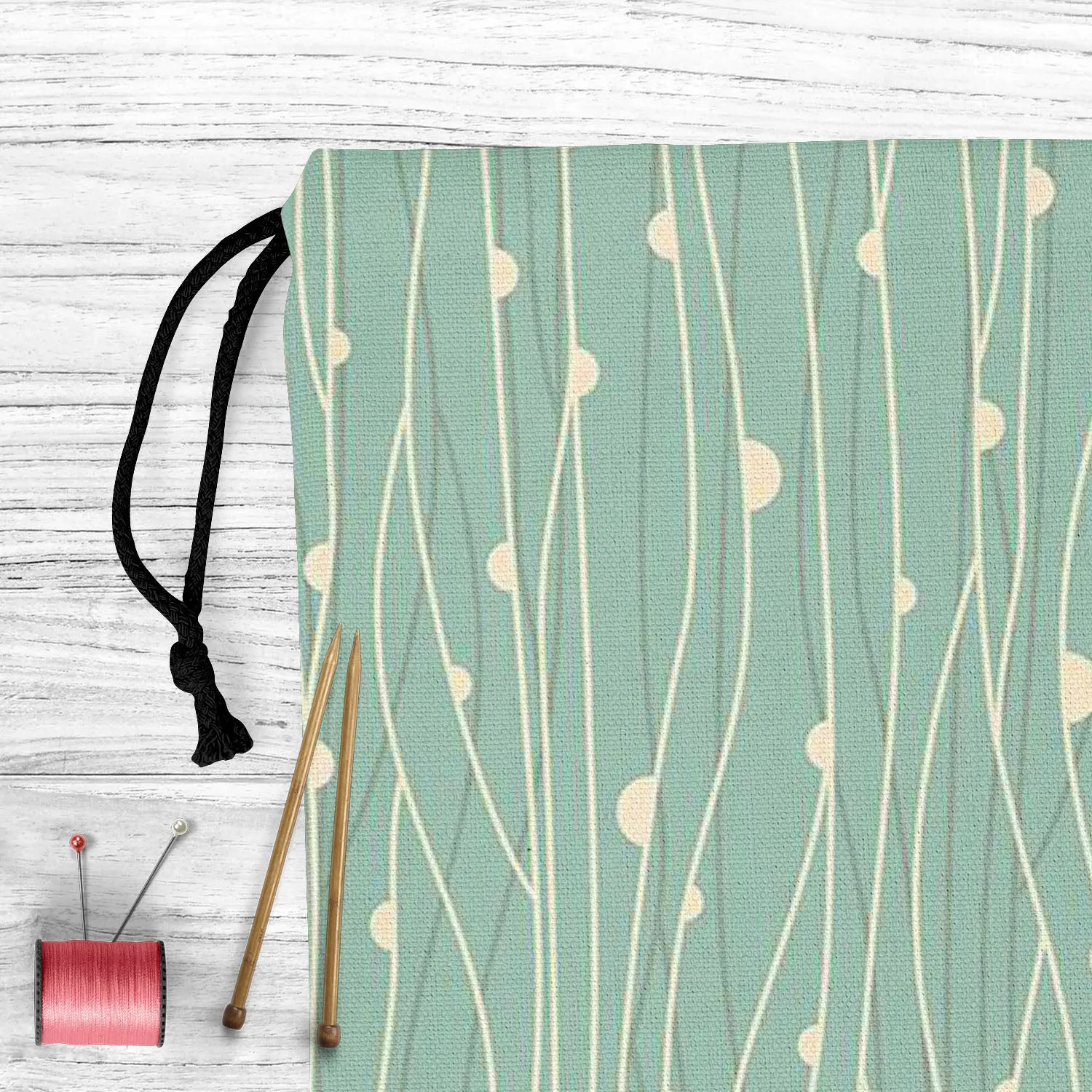 Abstract Style D1 Reusable Sack Bag | Bag for Gym, Storage, Vegetable & Travel
