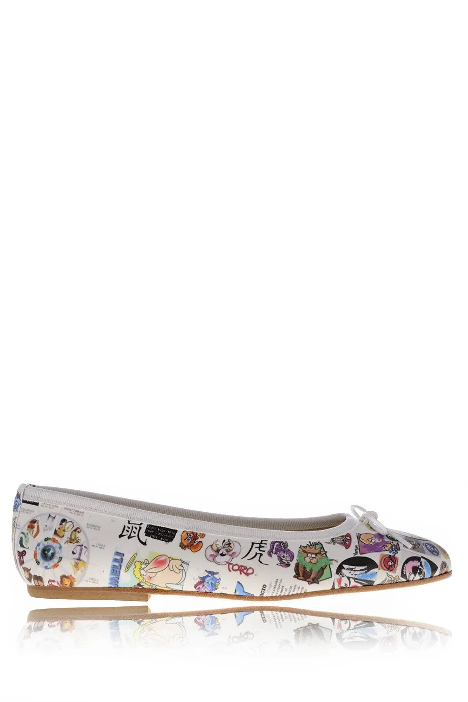ANTONELLA ZODIAGO Printed Ballerinas