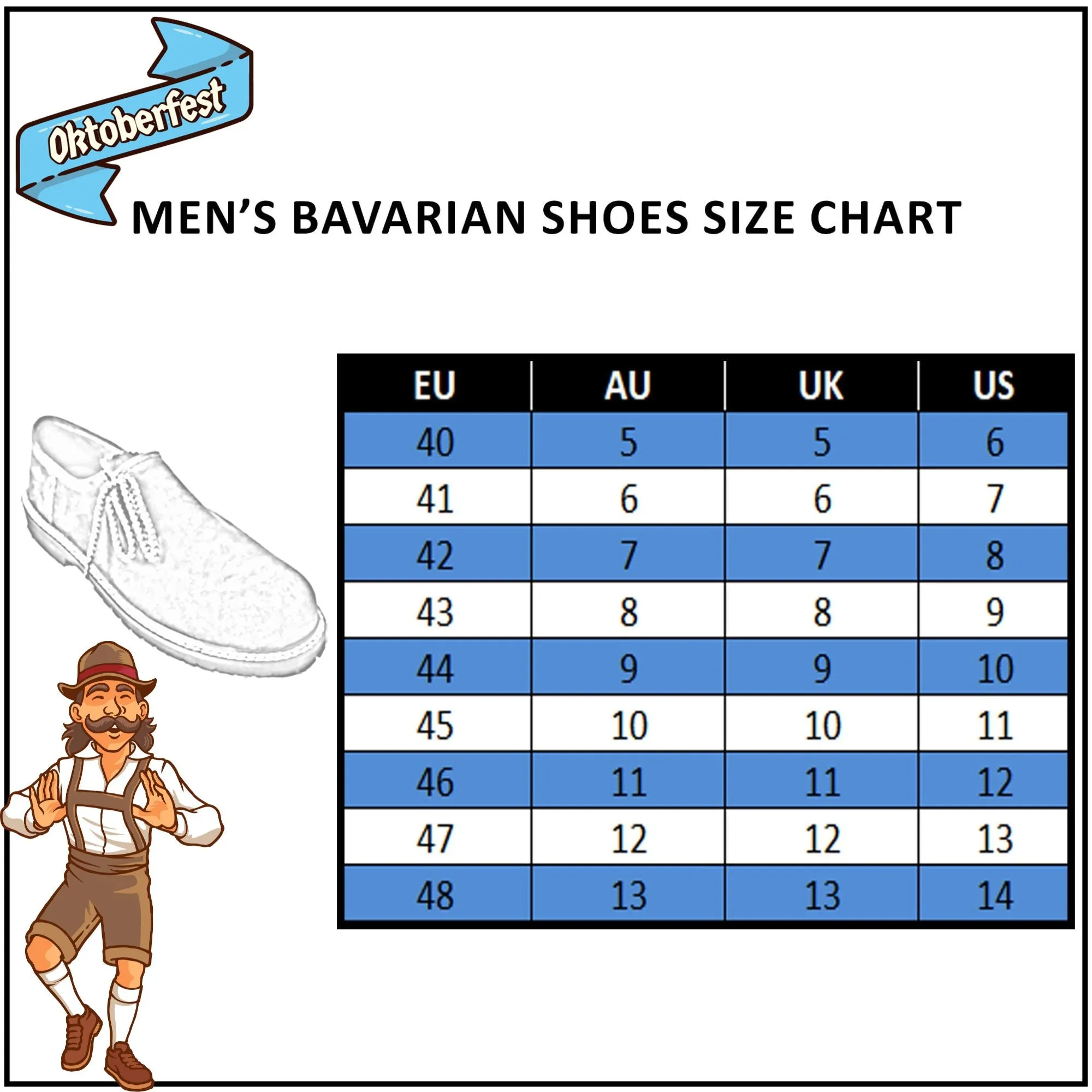 Bavarian Men Suede Leather Shoes Traditional German Style Oktoberfest Shoes