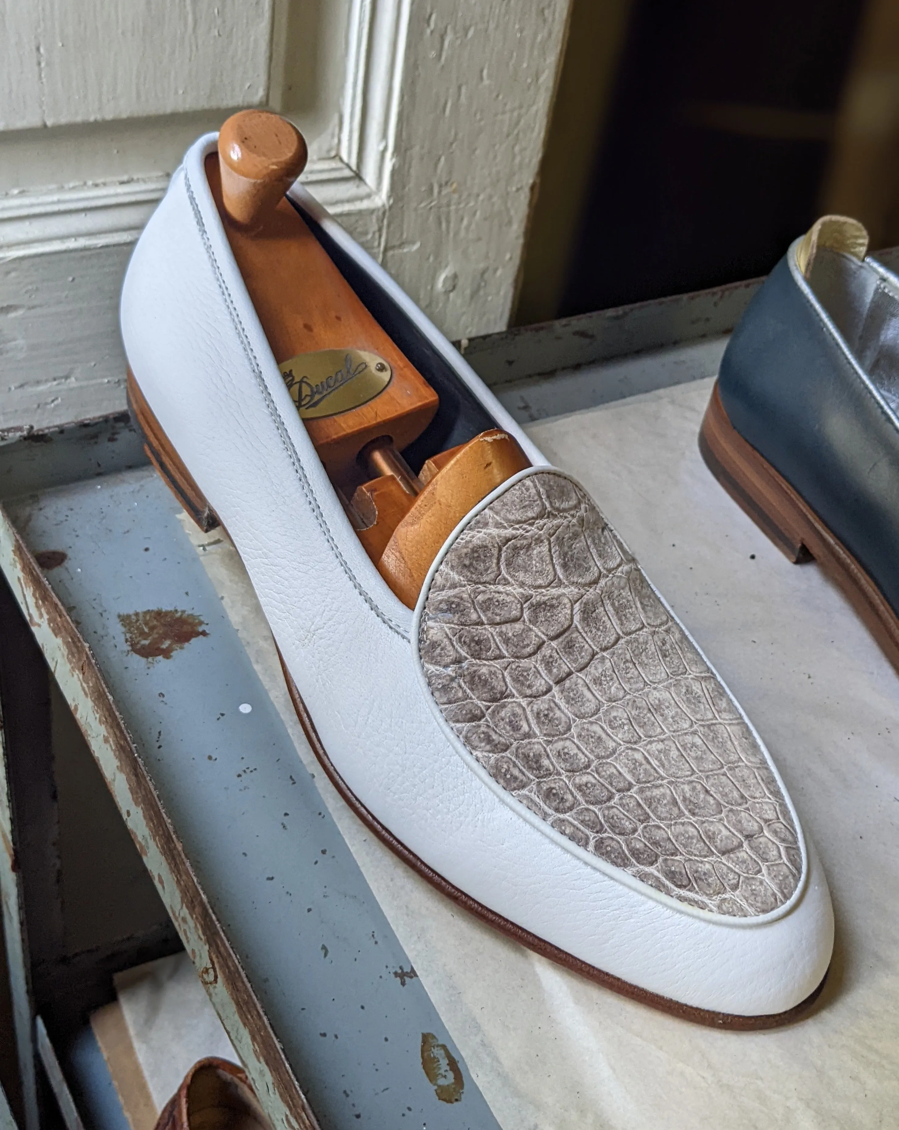 Belgian Loafer - Himalayan Crocodile & White Deer