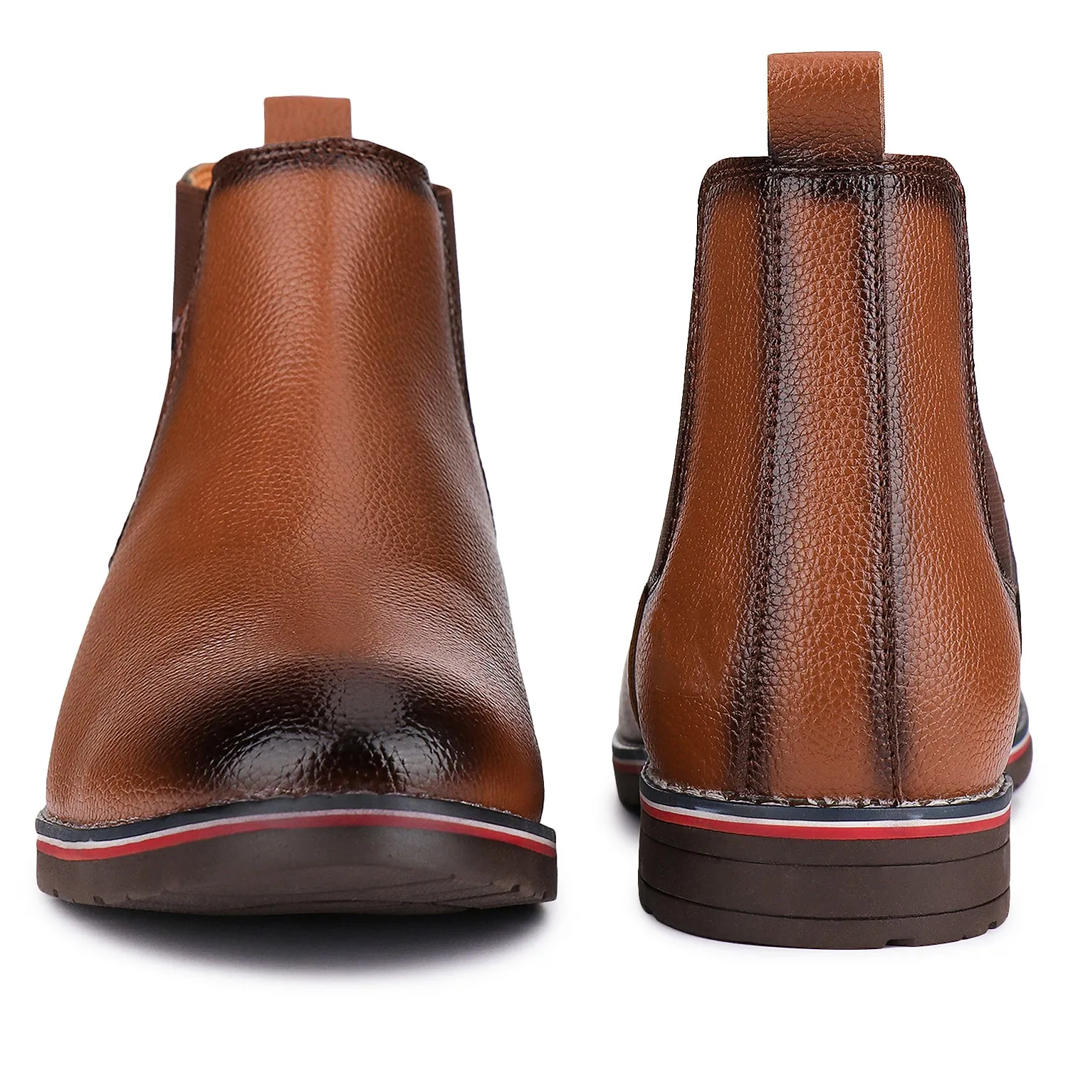 Bersache Comfortable Casual Outdoor Stylish Partywear Boots For Men(9086-Light Brown)