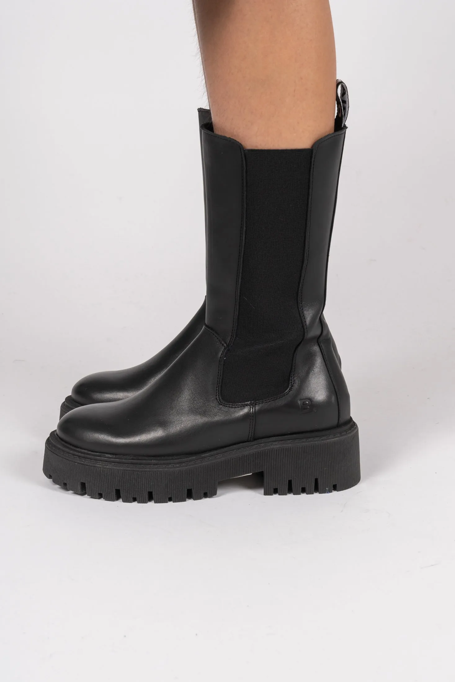 Biagarbi High Chelsea Boot Crust - Black