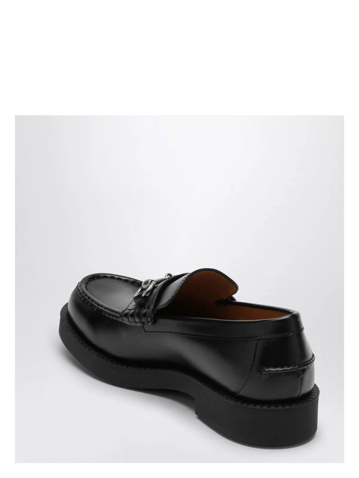 BLACK LOAFER WITH HORSEBIT