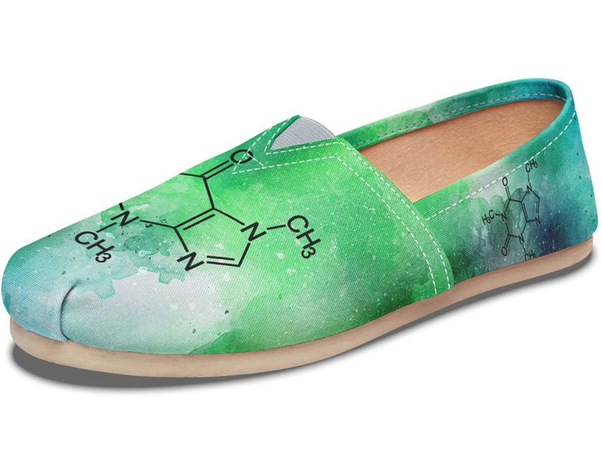 Caffeine Molecule Casual Shoes
