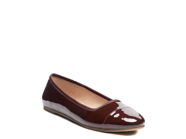 Camella Round Toe Ballerina Flat