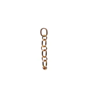 Chain Link Drop Earring •  14k yellow gold