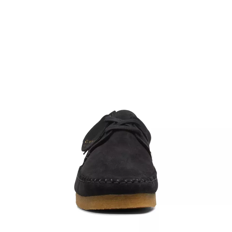 Clarks Originals Weaver Men's Black Suede Moc Shoes 26165081