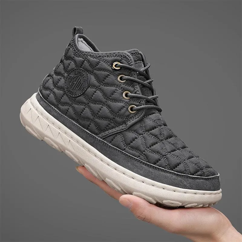 Comfortable Stylish Winter Warm Men’s Boots – Waterproof Non-Slip Plush Sneakers