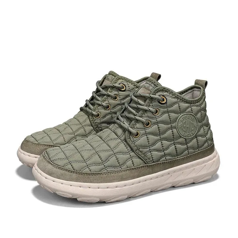 Comfortable Stylish Winter Warm Men’s Boots – Waterproof Non-Slip Plush Sneakers