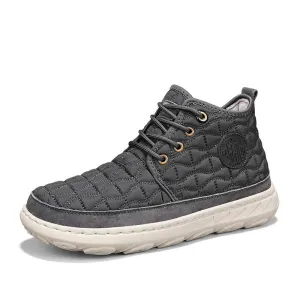 Comfortable Stylish Winter Warm Men’s Boots – Waterproof Non-Slip Plush Sneakers