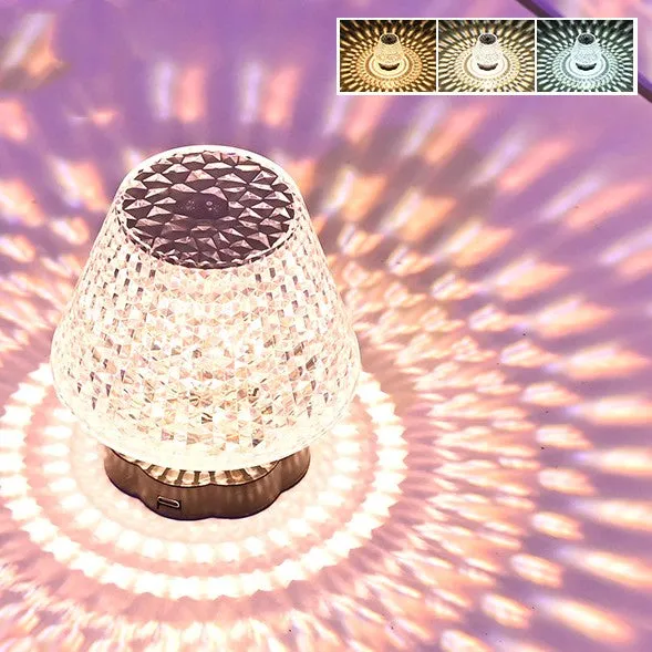 Diamond Crystal USB Touch Sensor Table Lamp | Brodtica.com
