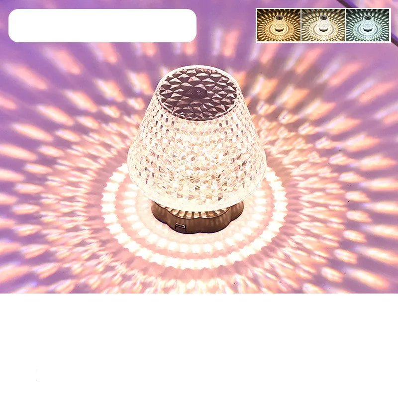 Diamond Crystal USB Touch Sensor Table Lamp | Brodtica.com