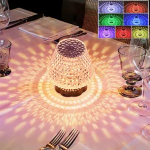Diamond Crystal USB Touch Sensor Table Lamp | Brodtica.com