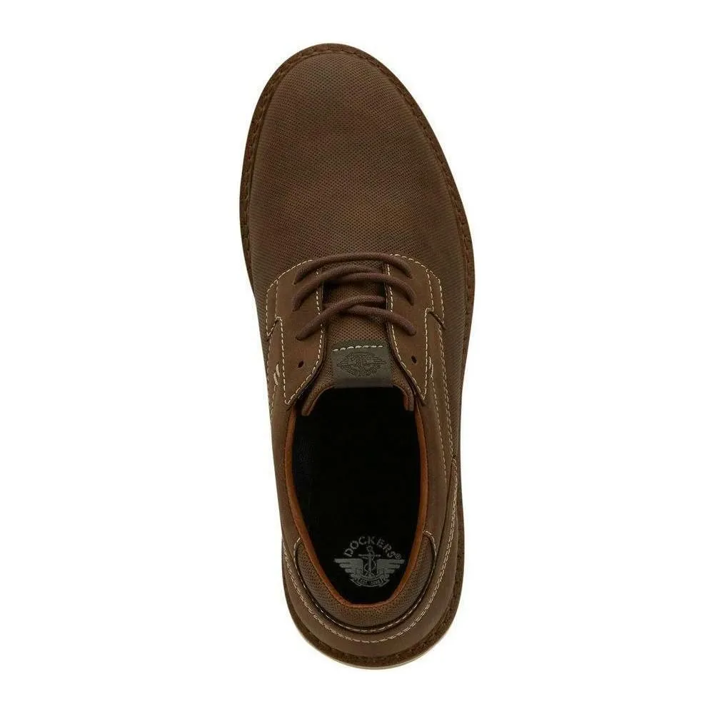 Dockers Casual Oxford business Dress Shoes lightweight Blake Dark Tan