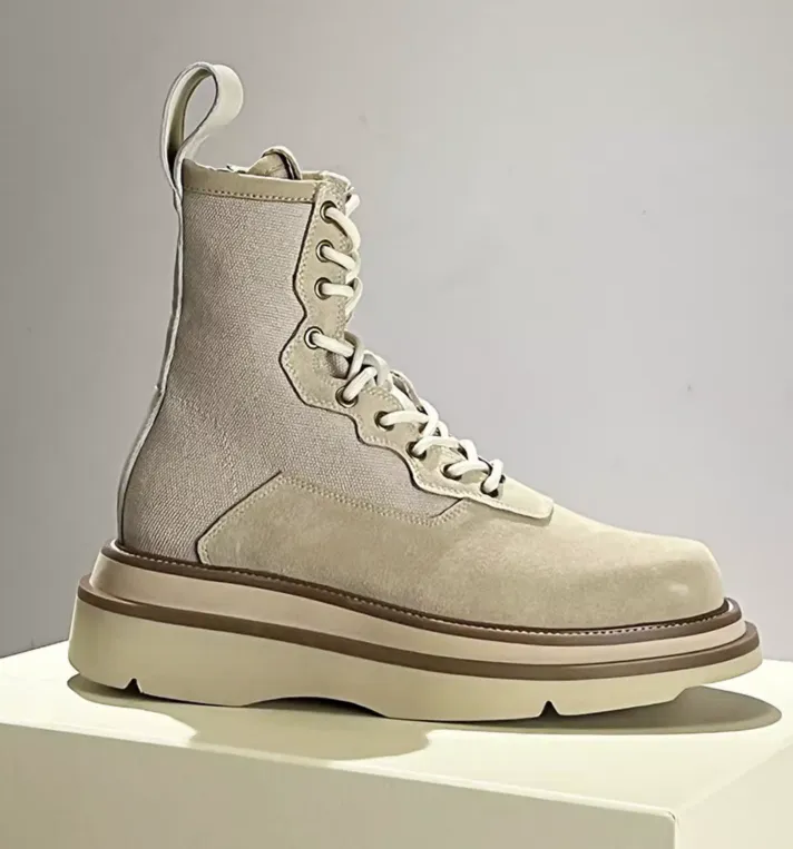 DORDO REJZO CHUNKY SOLE LEATHER BOOTS