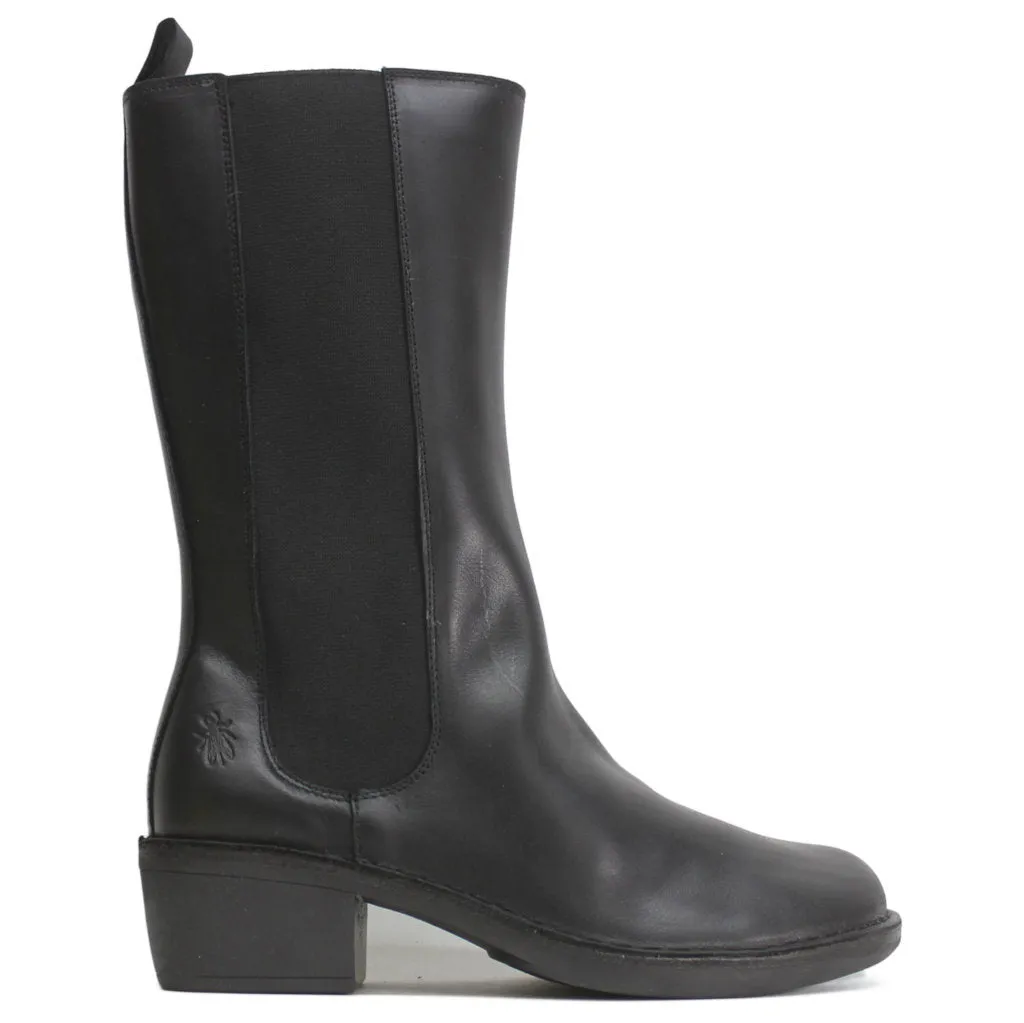 Fly London MADA081FLY Rug Leather Women's Calf Length Heel Boots
