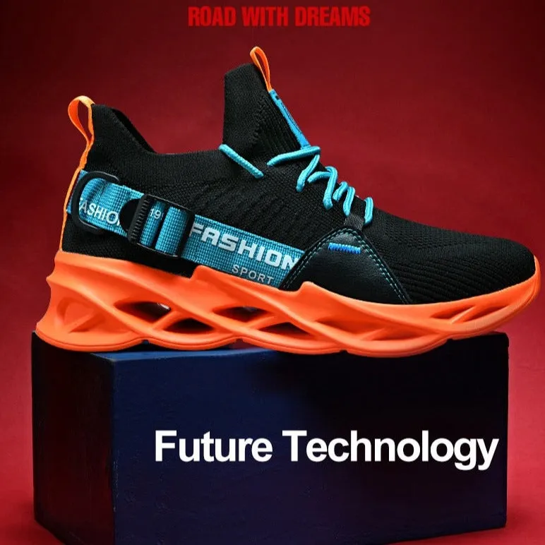 Giovanna Renzo Zig Zag Fashion Sneakers Running Shoes