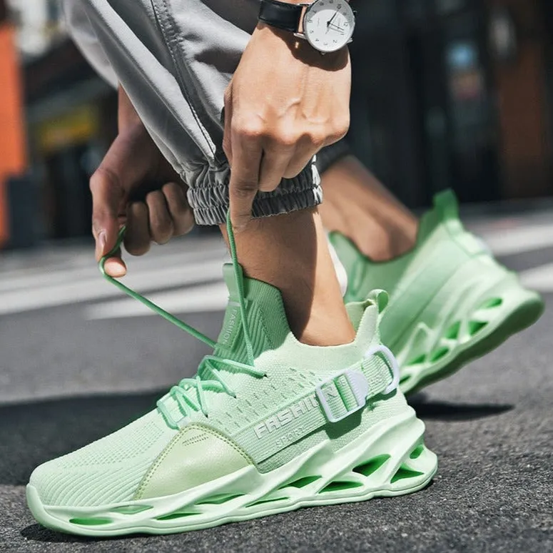 Giovanna Renzo Zig Zag Fashion Sneakers Running Shoes