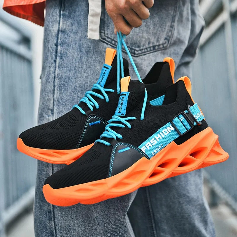 Giovanna Renzo Zig Zag Fashion Sneakers Running Shoes