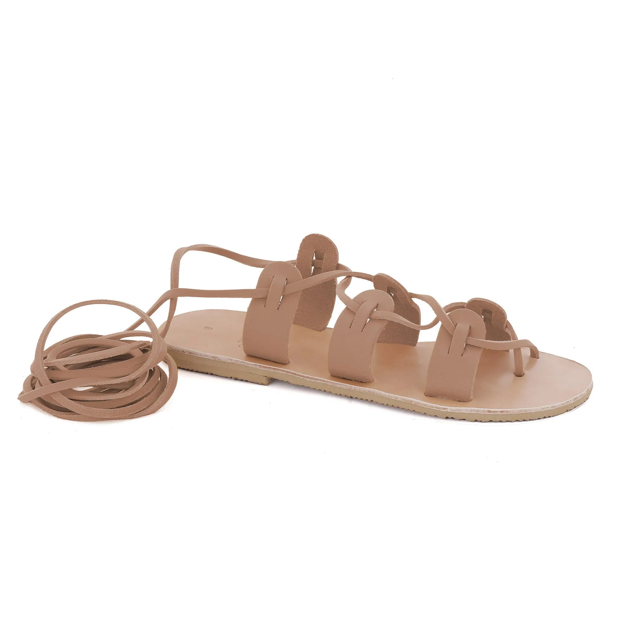 Greek Leather Sandals 'Polyhymnia'