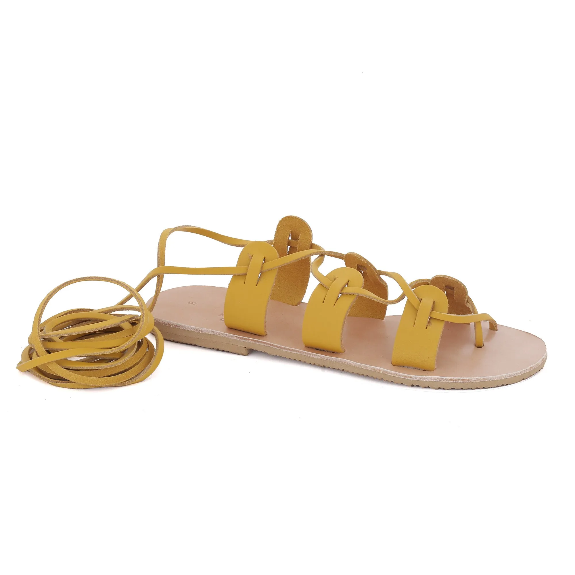 Greek Leather Sandals 'Polyhymnia'
