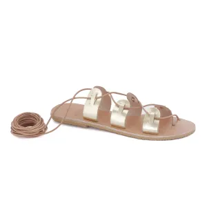 Greek Leather Sandals 'Polyhymnia'