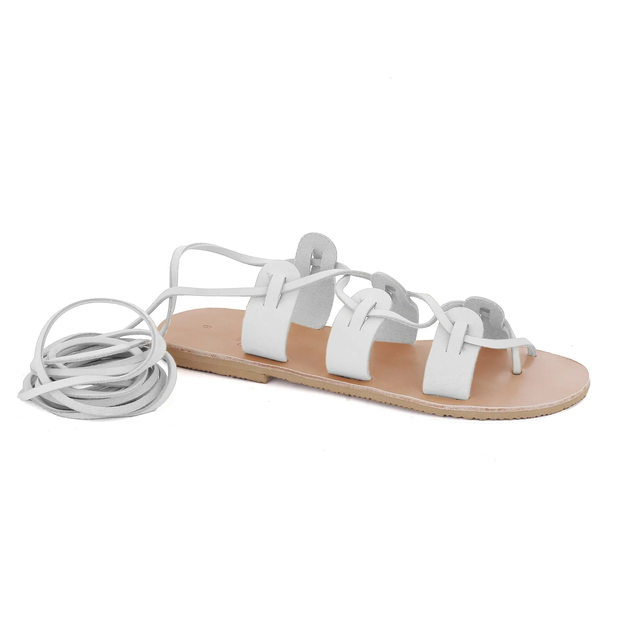 Greek Leather Sandals 'Polyhymnia'