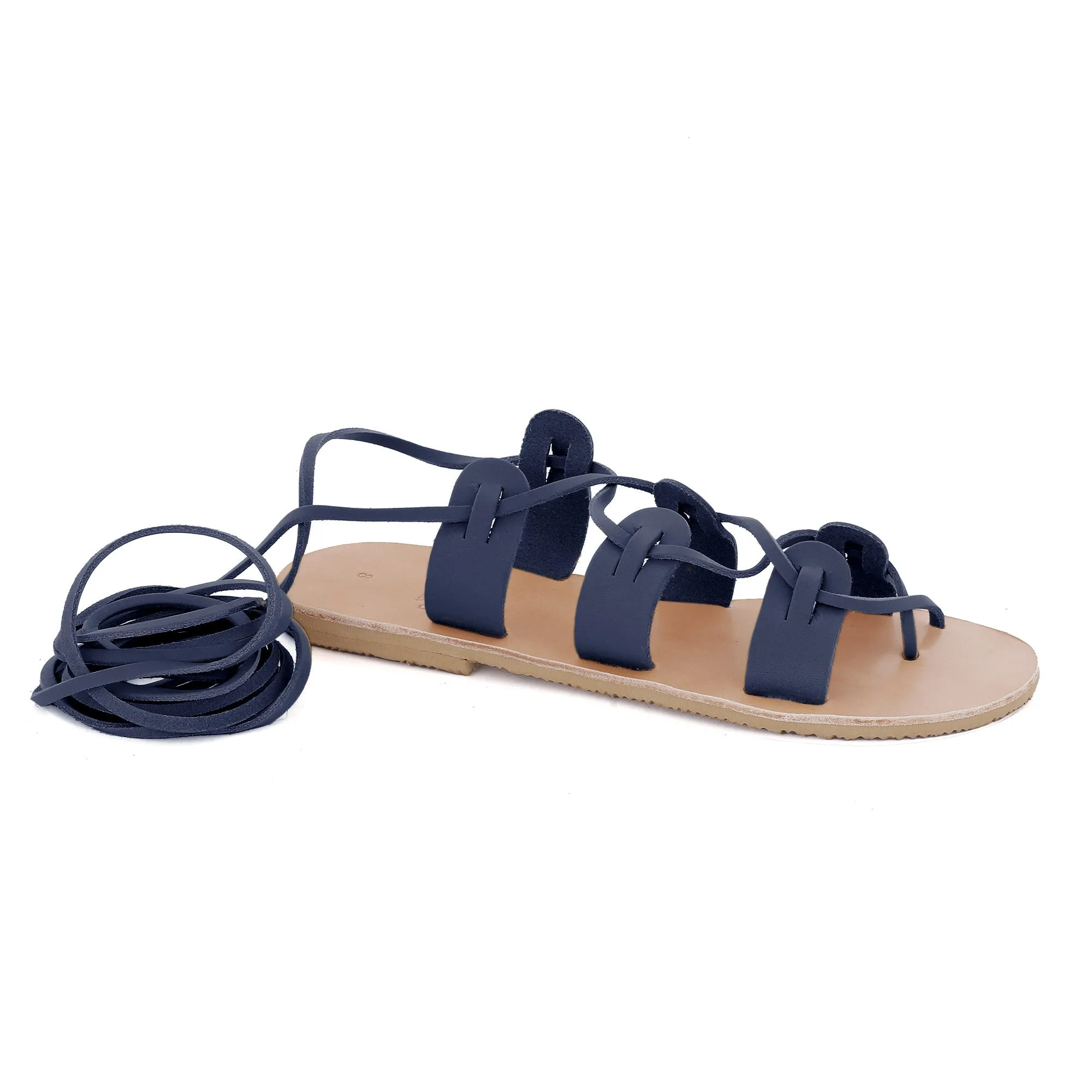 Greek Leather Sandals 'Polyhymnia'