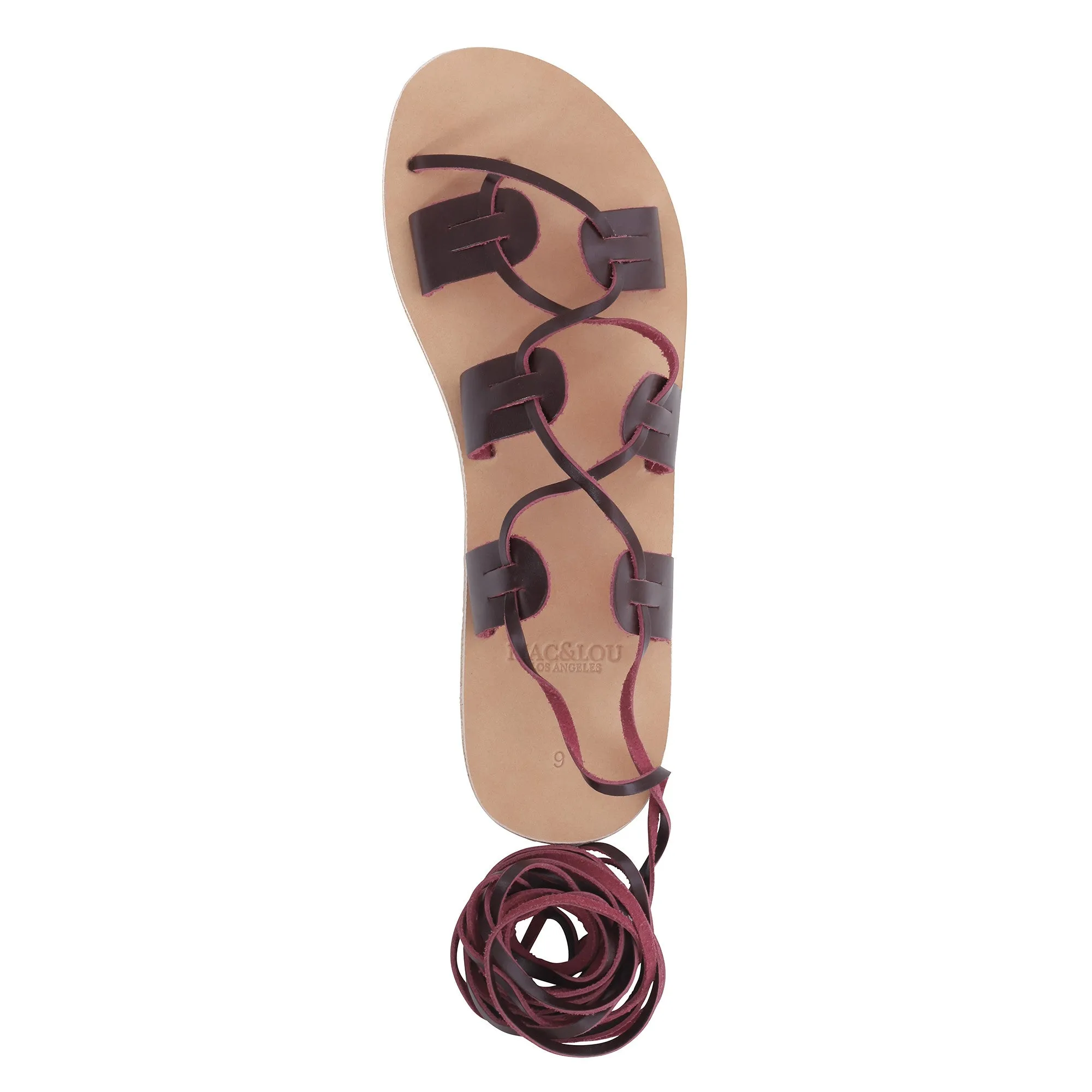 Greek Leather Sandals 'Polyhymnia'
