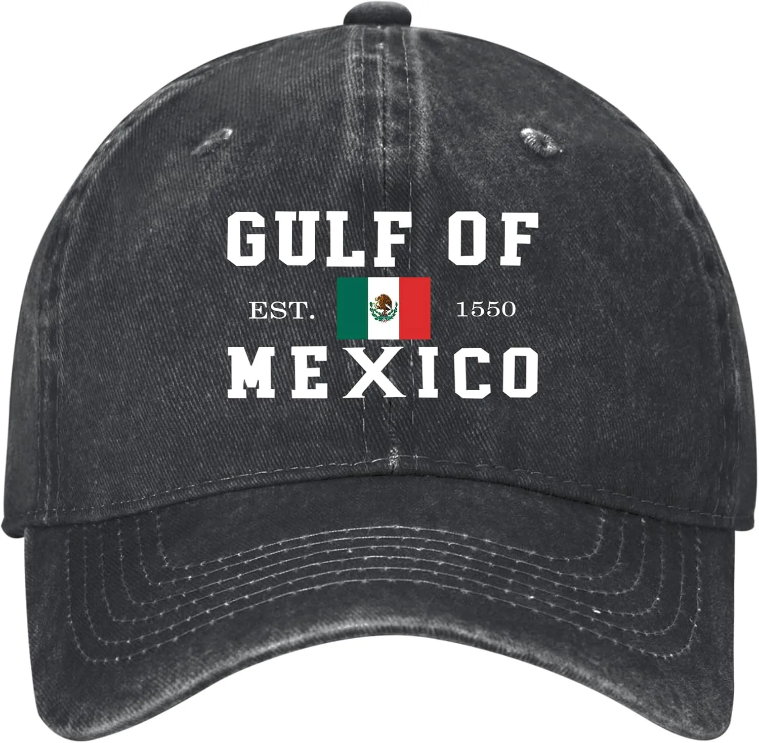Gulf of Mexico hat Vintage Baseball Caps Gulf of Mexico Established 1550 Caps Men Women Adjustable Dad Hat Gifts