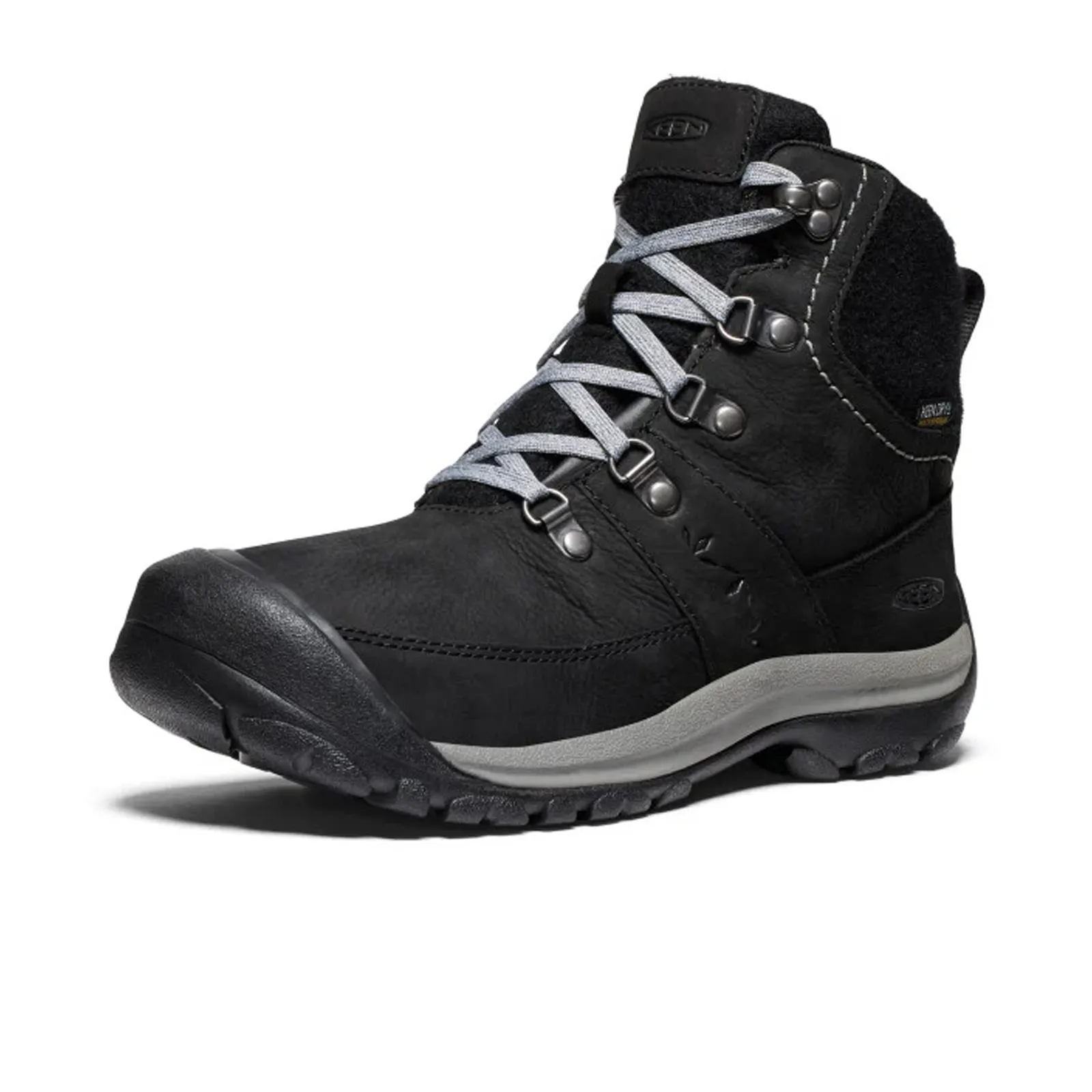 Keen Kaci III Winter Mid Waterproof Boot (Women) - Black/Steel Grey