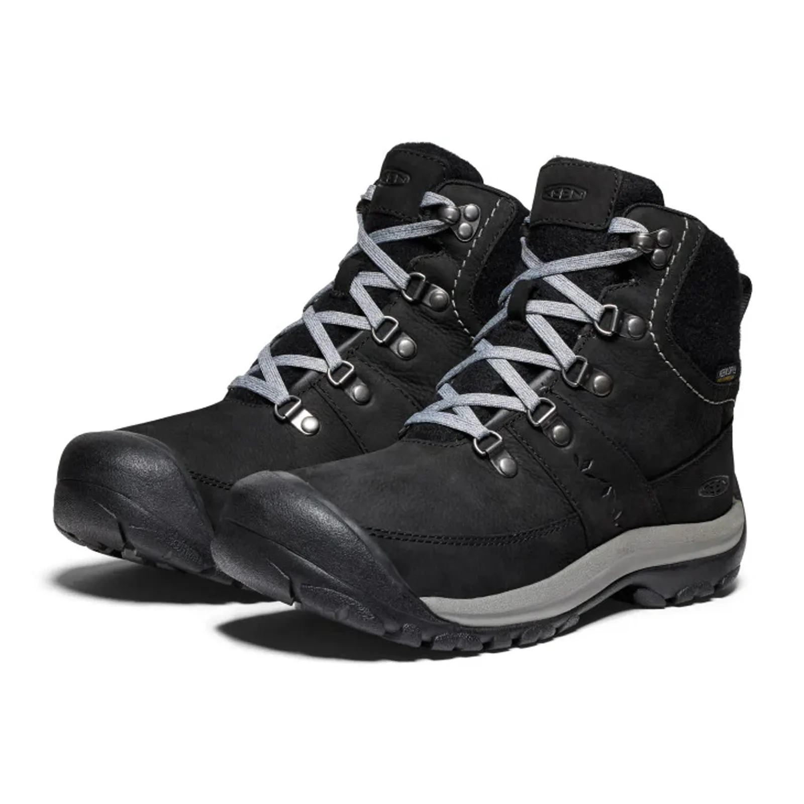 Keen Kaci III Winter Mid Waterproof Boot (Women) - Black/Steel Grey