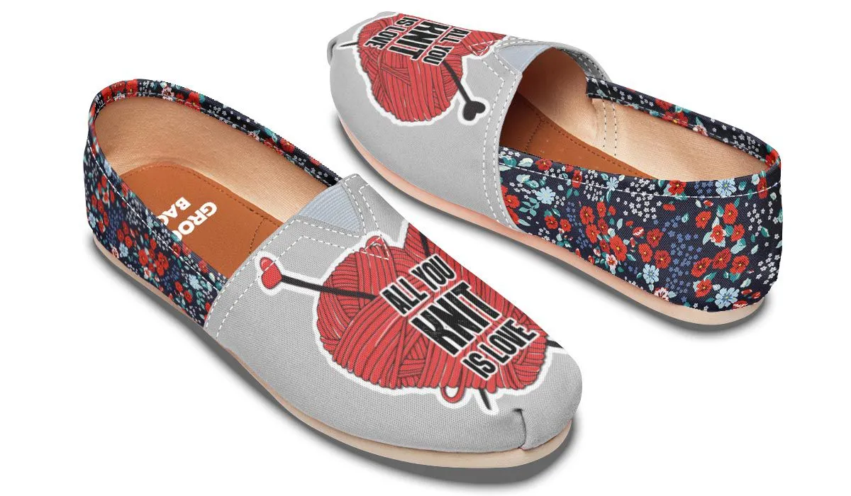 Knit Love Casual Shoes