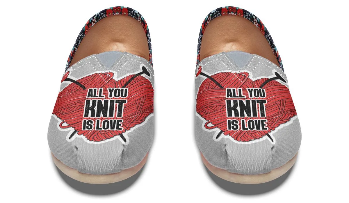 Knit Love Casual Shoes