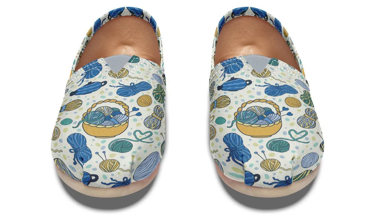 Knitting Lover Casual Shoes
