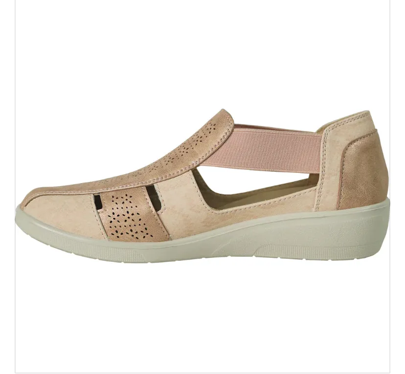 KOZI Women Comfort Casual Shoe OY3229 Wedge Sandal