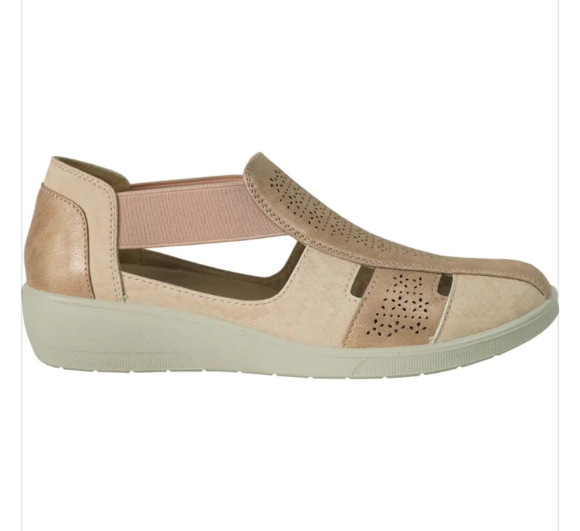 KOZI Women Comfort Casual Shoe OY3229 Wedge Sandal