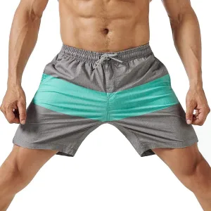 maamgic Mens 7" Stretch Swim Trunks Quick Dry Mesh Lining Swimwear Bathing Suits