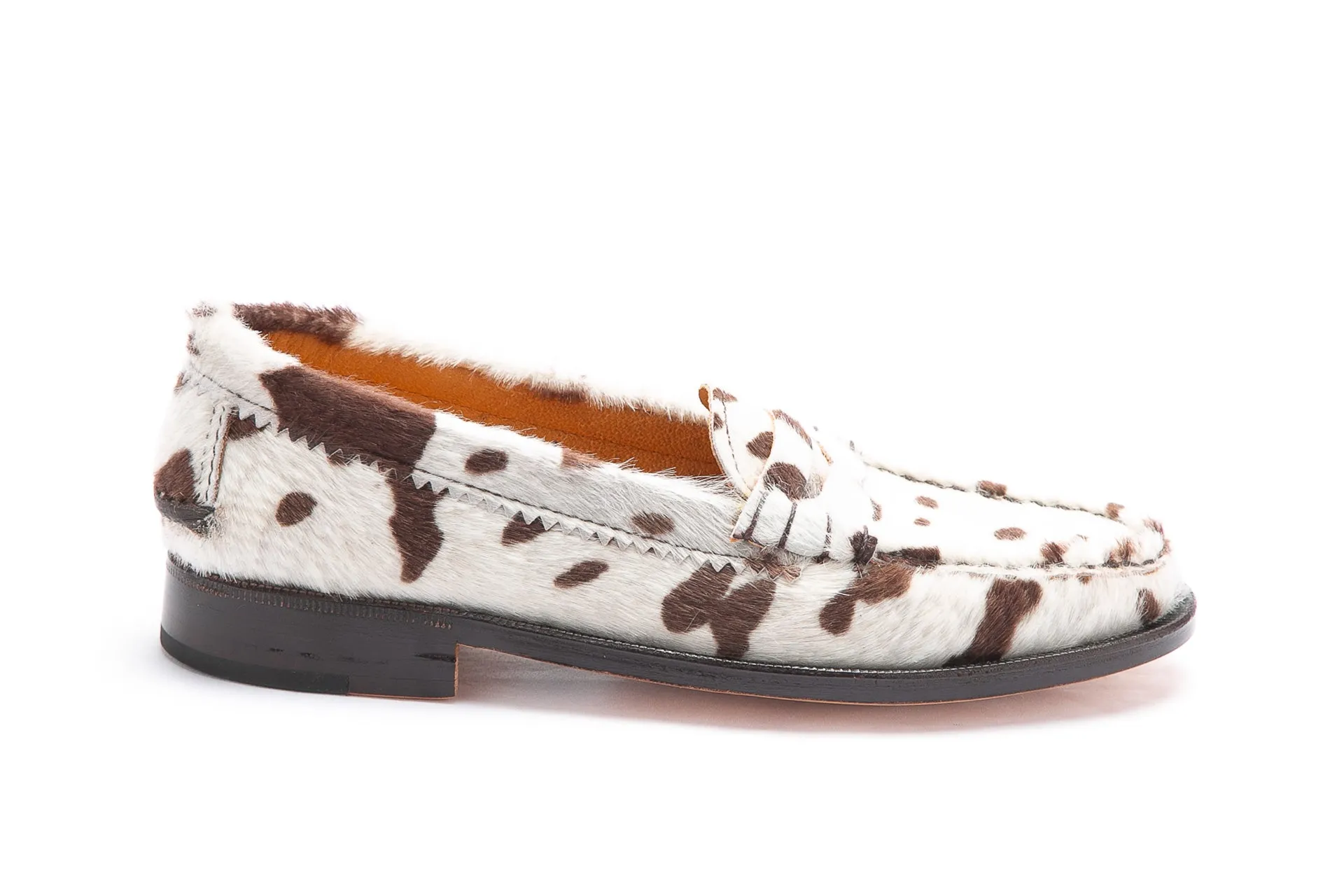 Moccasin 5379 White & Brown