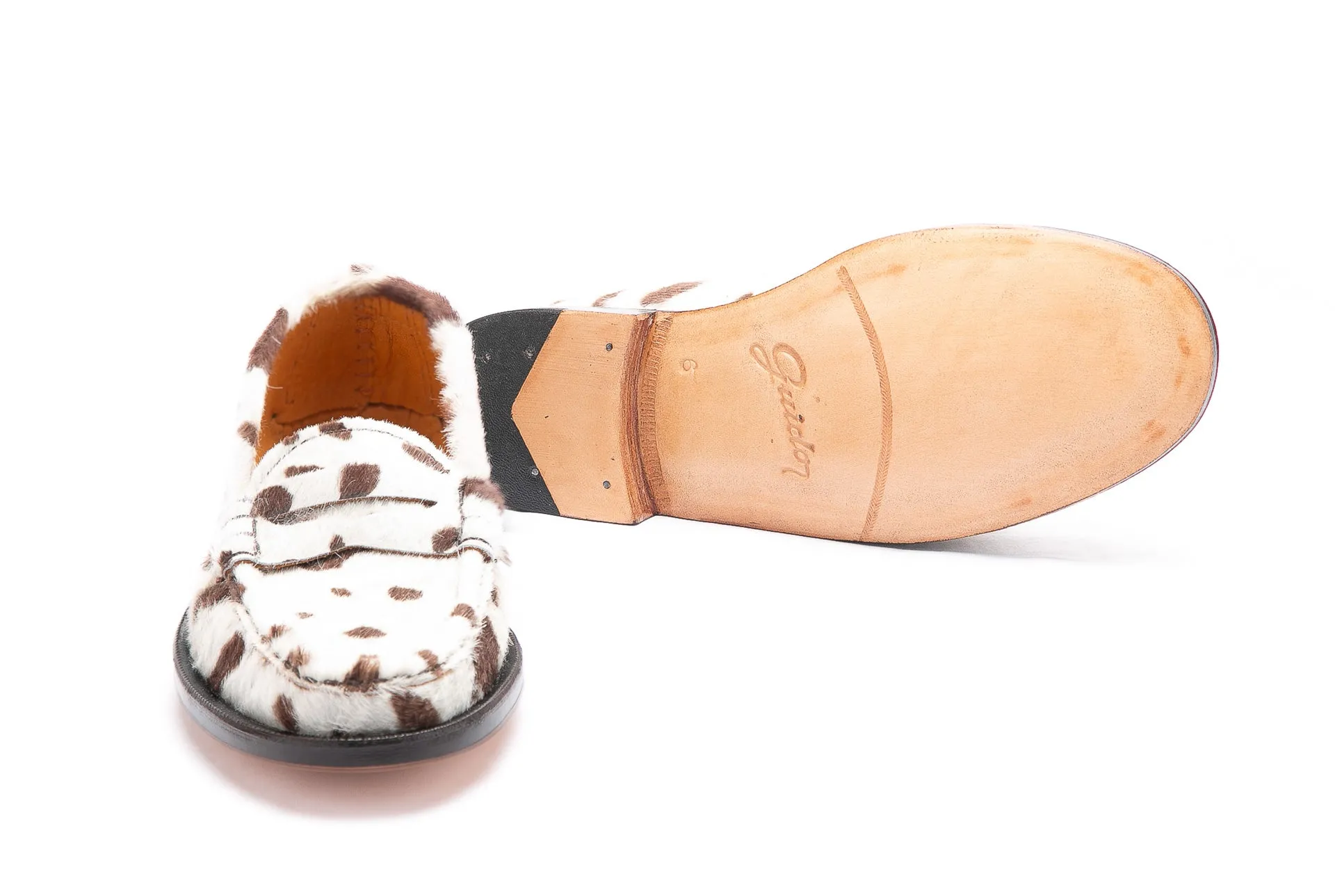 Moccasin 5379 White & Brown