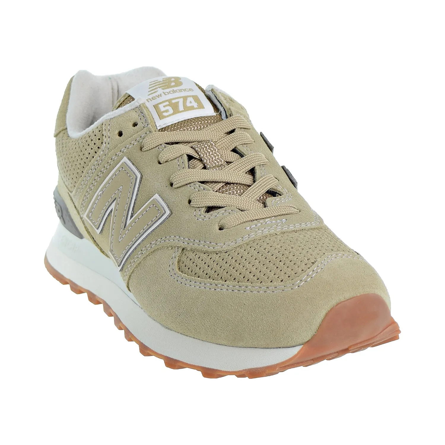 New Balance 574 Suede Men's Shoes Hemp