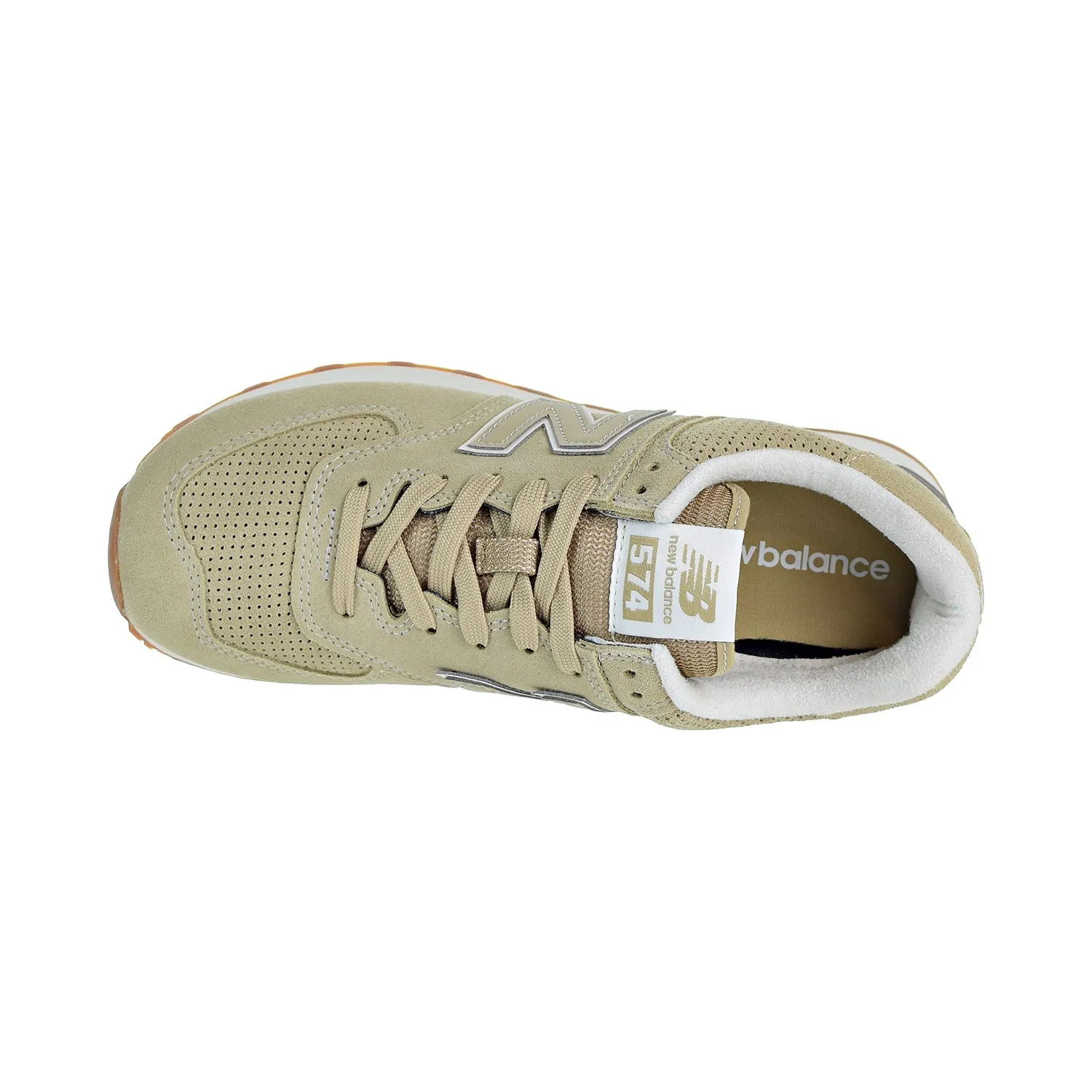 New Balance 574 Suede Men's Shoes Hemp