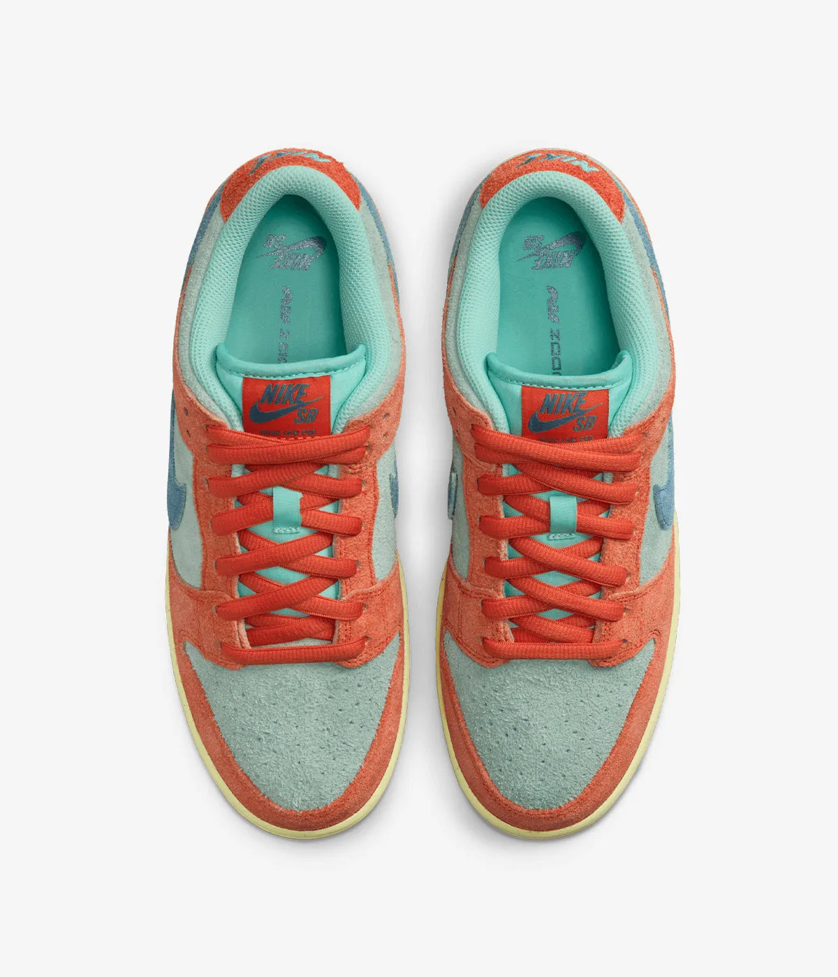 Nike SB Dunk Low Pro Premium Orange Emerald Rise