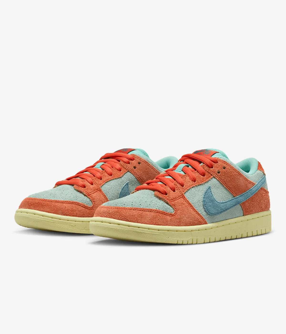 Nike SB Dunk Low Pro Premium Orange Emerald Rise
