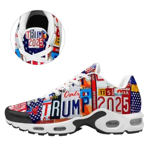 Personalized Trump 2025 Sneakers, Custom Breathable Sport Shoes, Patriotic Unsiex Shoes