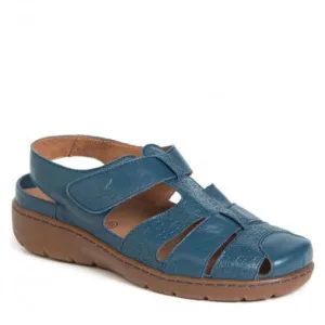 Portofino Women's Fisherman Sandals- Indigo
