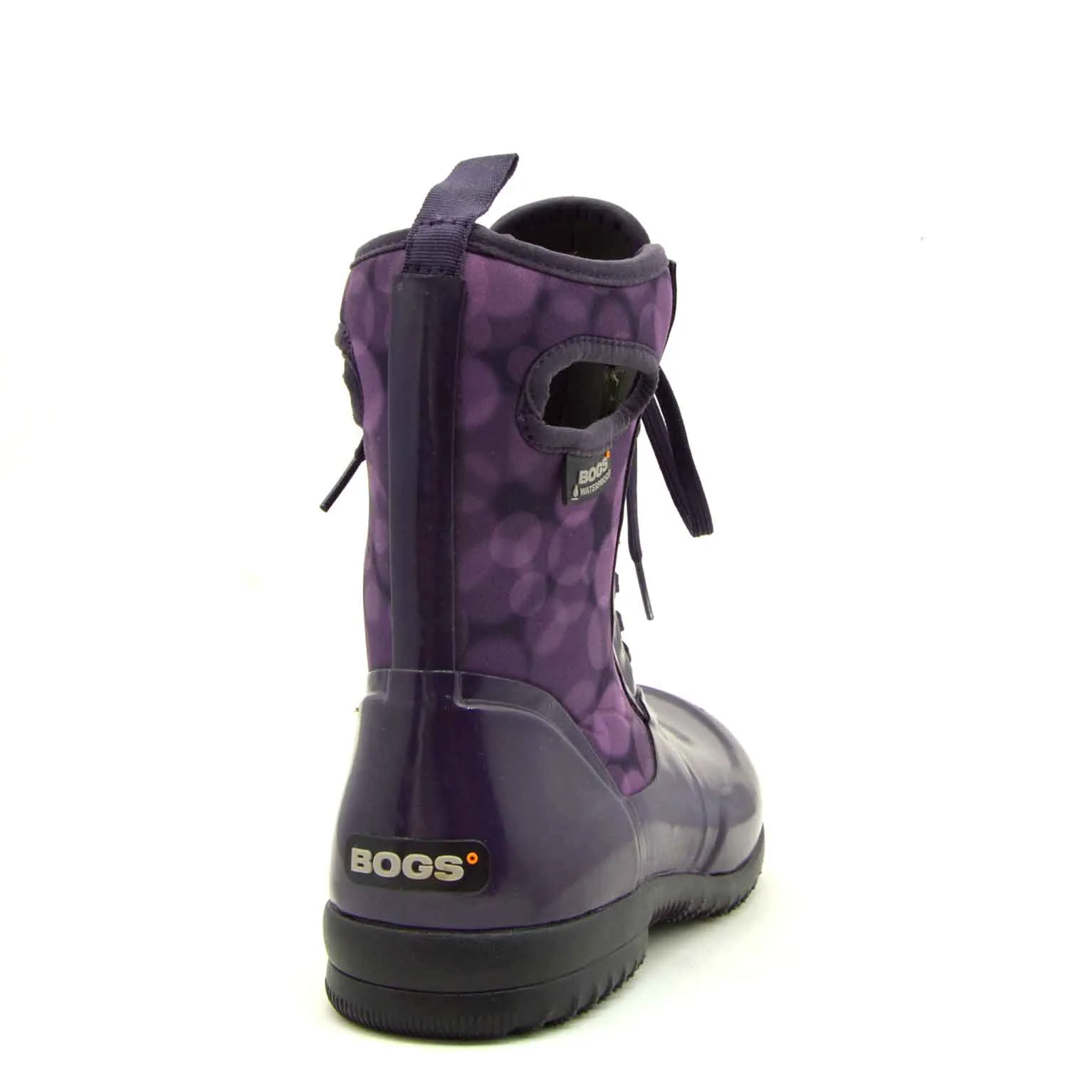 Sidney Rain Magenta Lace Up Gumboots