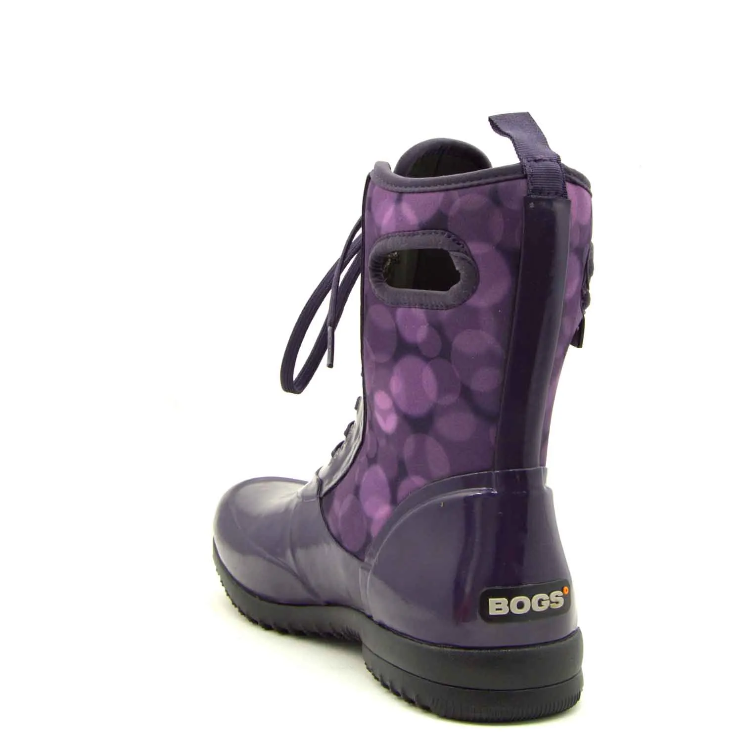 Sidney Rain Magenta Lace Up Gumboots